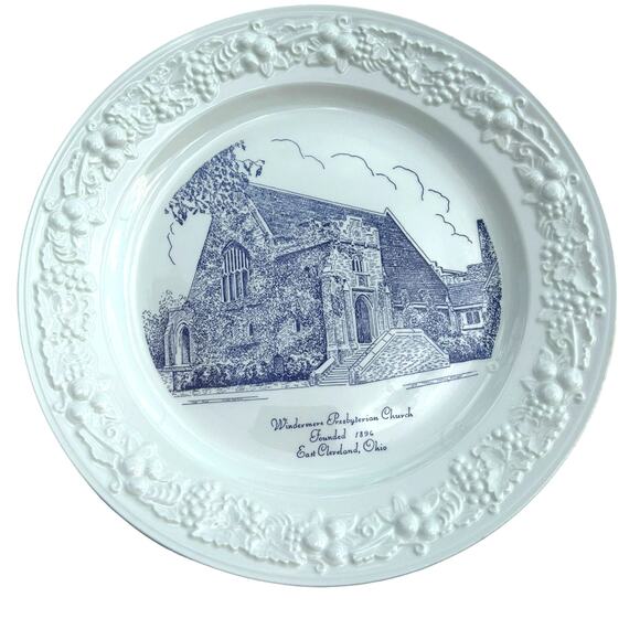 Vintage Windermere Presbyterian Church East Cleveland Ohio Church Plate - Picture 1 of 6
